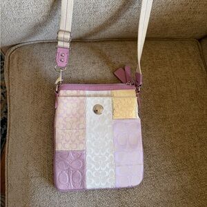 Pink Coach Crossbody Bag